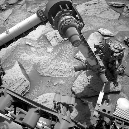 Brazo del Curiosity de la NASA