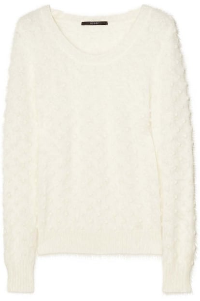 Jersey de angora blanco de Gucci (850 euros).