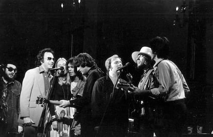 THE LAST WALTZ CONCERT-THE BAND'S FINAL CONCERT AND MARTIN SCORSESE MOVIE AT WITNERLAND, SAN FRANCISCO 1976