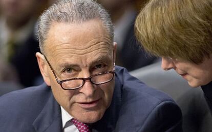 El senador demócrata Chuck Schumer, uno de los principales negociadores de la reforma.