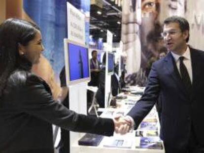 El jefe del Ejecutivo gallego, Alberto Nuñez Feijóo, ha presidido hoy los actos de su comunidad autónoma en Fitur.