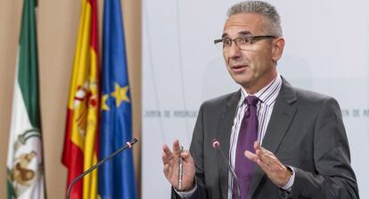 Miguel Ángel Vázquez, portavoz del Gobierno andaluz.