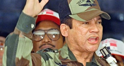 Manuel Antonio Noriega, en Ciudad de Panamá.