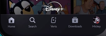 Icono de Verts en la app de Disney+