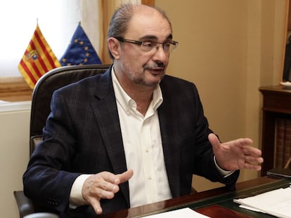 Javier Lamb&aacute;n, presidente de Arag&oacute;n.