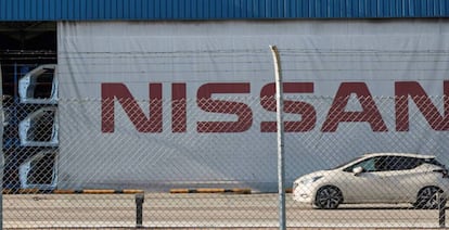 Exterior de la planta de Nissan en Zona Franca (Barcelona), en marzo pasado.