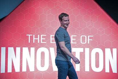 Mark Zuckerberg, el creador de Facebook, era un dels més esperats.