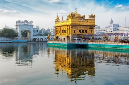 El templo dorado de Amritsar, en la India.