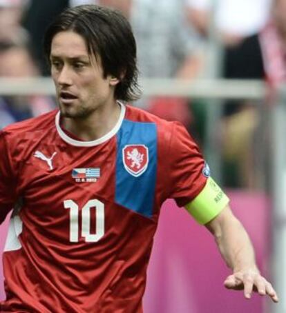 Rosicky, ante Grecia.