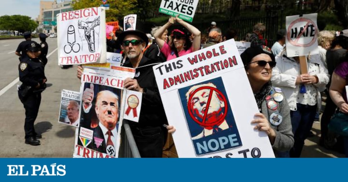 Nueva York recibe a Trump con protestas en su primera visita ...