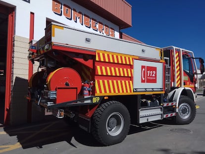 Un camión de bomberos de Granada.