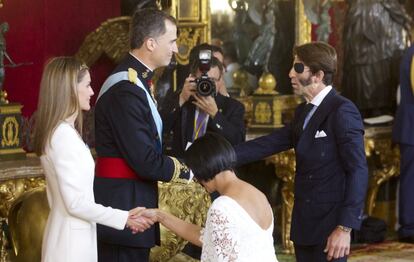 El torero Juan José Padilla y su esposa Lidia.