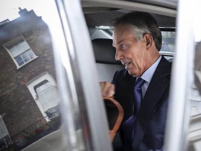 Ex primer ministro brit&aacute;nico Tony Blair antes de que se conociera el informe Chilcot.
