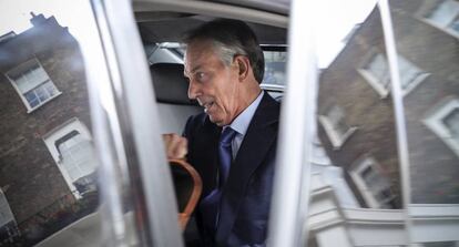 Ex primer ministro británico Tony Blair antes de que se conociera el informe Chilcot.