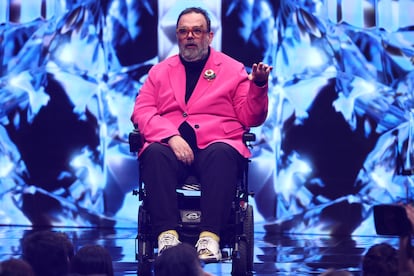 Bob Pop durante su intervención en la gala de los Feroz del año pasado, el 28 de enero de 2022, en Zaragoza.