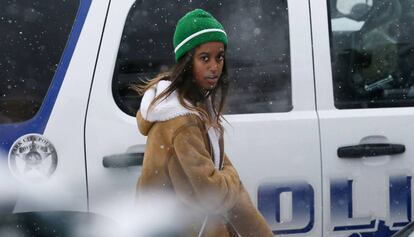 Malia Obama el pasado martes en el Festival de Cine de Sundance, en Utah (Estados Unidos).