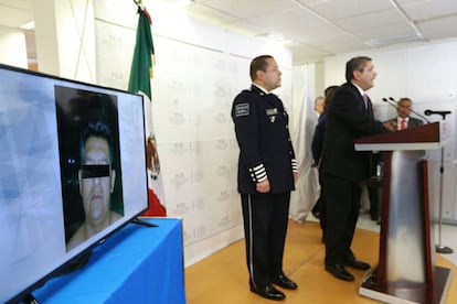 Erick Ulises "N", en la pantalla.