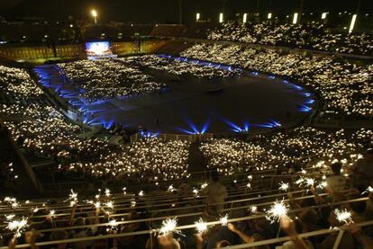 Unas 40. 000 personas en directo los primeros compases de los Juegos de Barcelona 92, en un espectáculo que reivindicaba el carácter mediterráneo.