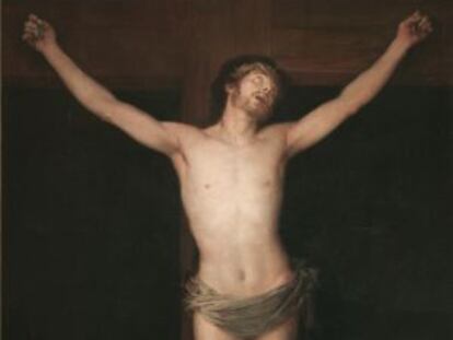 Francisco de Goya pint&oacute; el &#039;Cristo crucificado&#039; en 1780 y lo present&oacute; para su acceso a la Real Academia de Bellas Artes de San Fernando.