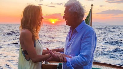 Alejandra Silva y Richard Gere en una imgaen de Instagram.