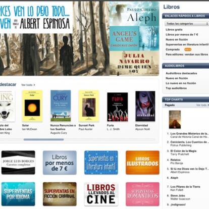 La tienda de libros de Apple en español.