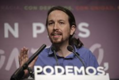 Pablo Iglesias, secretario general de Podemos