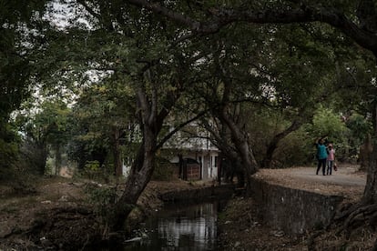 Vista del canal de agua del municipio de Xoxocotla, Estado de Morelos, el 20 de enero de 2022.