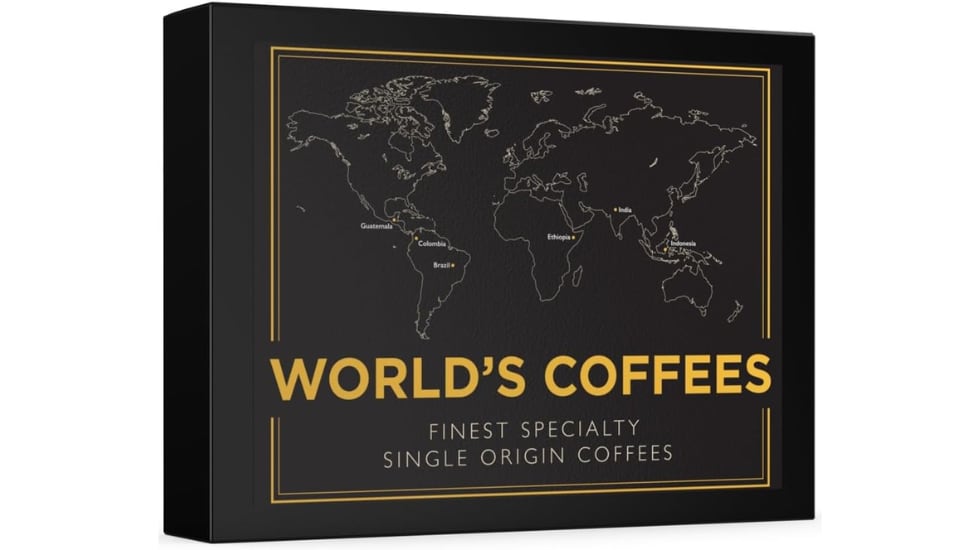 Caja World’s Coffees.