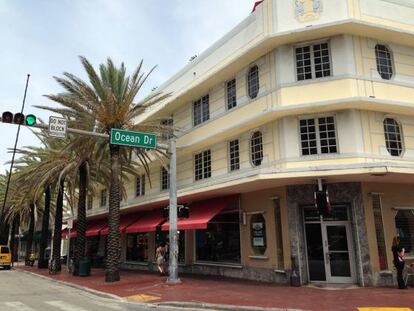 Ocean Drive, uma das ruas mais badaladas de Miami.