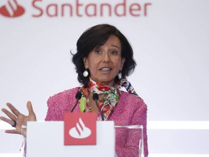 La presidenta de Santander, Ana Botín.