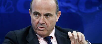 El ministro de Economía y Competitividad, Luis de Guindos.