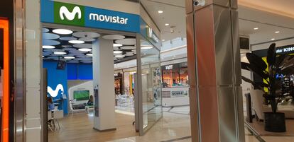 Una tienda de Movistar.