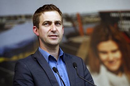 Imagen de archivo del viudo de Jo Cox, Brendan Cox.