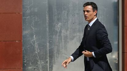 El presidente del Gobierno español, Pedro Sánchez, en la Cumbre de Interconexiones Energéticas de Lisboa.