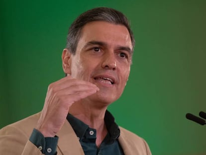 El secretario general del PSOE y presidente del Gobierno, Pedro Sánchez.