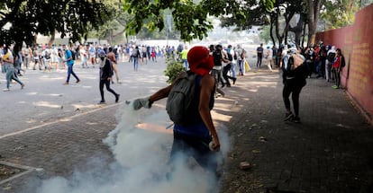 Revueltas en Caracas (Venezuela) el pasado 1 de mayo.