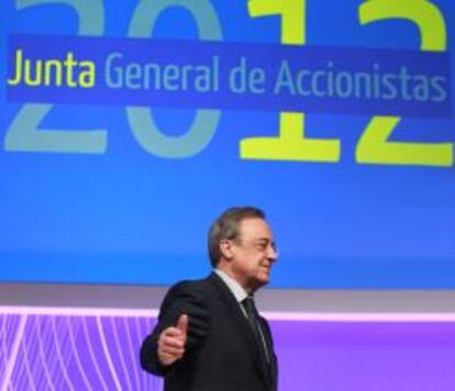 El presidente de ACS, Florentino Pérez, en una foto de archivo.
