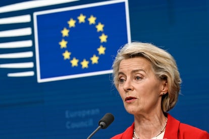 La presidenta de la Comisión Europea, Ursula von der Leyen.