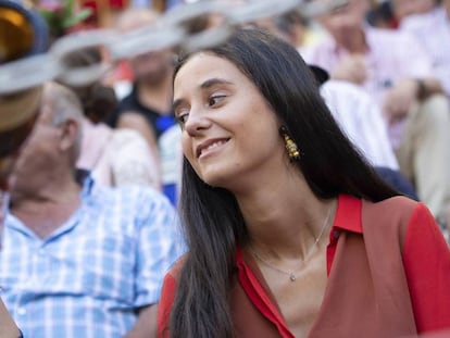 Victoria Federica de Marichalar durante la feria taurina de Almería el 23 de agosto de 2018.