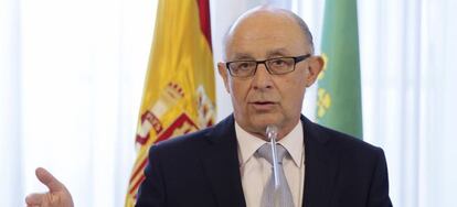 El ministro de Hacienda y Administraciones P&uacute;blicas, Crist&oacute;bal Montoro. EFE/Archivo