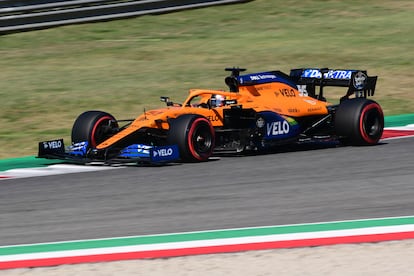 Carlos Sainz, este sábado en la clasificación de Mugello.