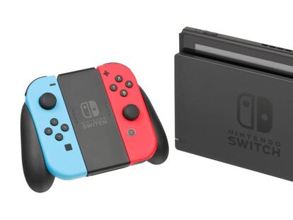 La consola Nintendo Switch.