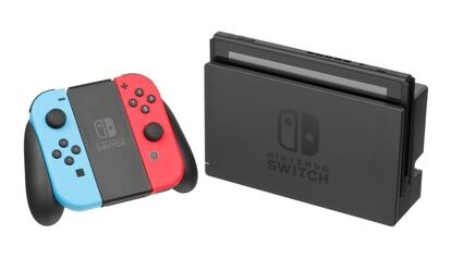 La consola Nintendo Switch.