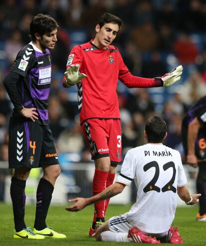 Di María protesta ante Valiente y Mariño.