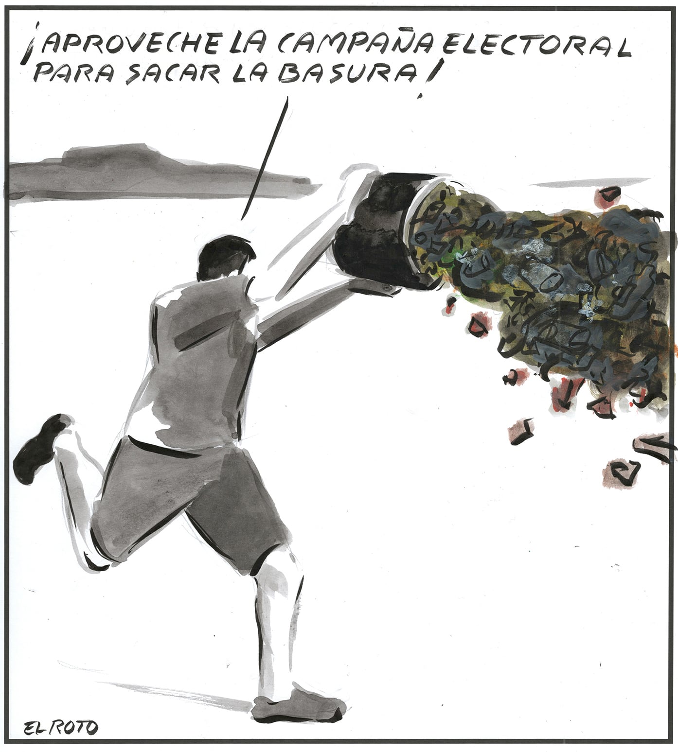 El Roto: basura electoral