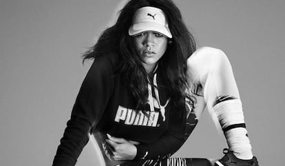 Imagen promocional de Puma por Rihanna. 