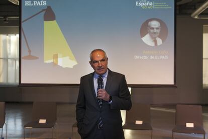 Antonio Caño, director de EL PAÍS, durante la apertura del acto.