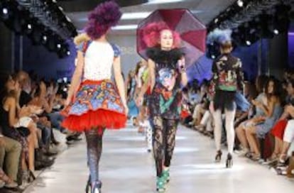 Por primera vez, Desigual abrió el desfile de la Semana de la Moda en la Gran Manzana.