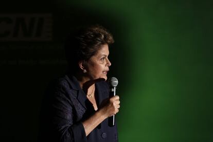 Dilma Rousseff, nesta quarta-feira em Bras&iacute;lia. 