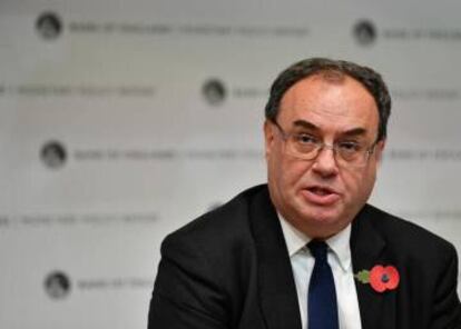 Andrew Bailey, gobernador del Banco de Inglaterra.